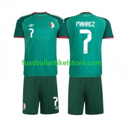 Algerien Auswärtsausrüstung Riyad Mahrez 7 2026 Kinder Set(Trikot und Hose) S/S