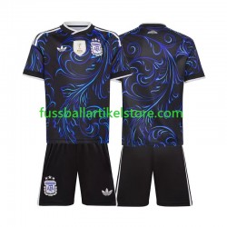 Argentinien Auswärtsausrüstung World Cup 2026 Kinder Set(Trikot und Hose) S/S