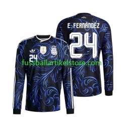 Argentinien Auswärtsausrüstung Enzo Fernandez 24 World Cup 2026 Herren Trikot L/S