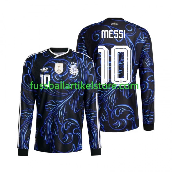 Argentinien Auswärtsausrüstung Lionel Messi 10 World Cup 2026 Herren Trikot L/S