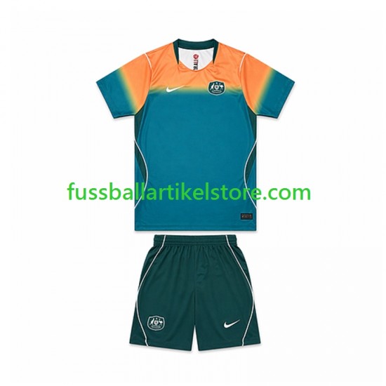 Australien Auswärtsausrüstung World Cup 2026 11 Kinder Set(Trikot und Hose) S/S