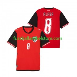 Österreich Heimausrüstung David Alaba 8 World Cup 2026 Herren Trikot S/S