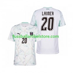 Österreich Auswärtsausrüstung Konrad Laimer 20 World Cup 2026 Herren Trikot S/S