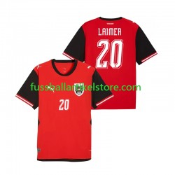 Österreich Heimausrüstung Konrad Laimer 20 World Cup 2026 Herren Trikot S/S