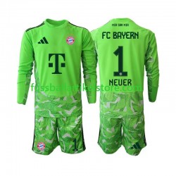 FC Bayern München Heimausrüstung Torwart Manuel Neuer 1 2026-2027 Kinder Set(Trikot und Hose) L/S