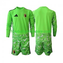 Belgien Ausweichausrüstung Torwart World Cup 2026 Kinder Set(Trikot und Hose) L/S