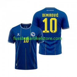 Bosnien-Herzegowina Heimausrüstung Ermedin Demirovic 10 World Cup 2026 Herren Trikot S/S