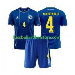 Bosnien-Herzegowina Heimausrüstung Tarik Muharemovic 4 World Cup 2026 Kinder Set(Trikot und Hose) S/S