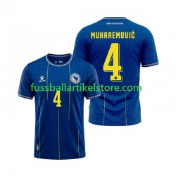 Bosnien-Herzegowina Heimausrüstung Tarik Muharemovic 4 World Cup 2026 Herren Trikot S/S