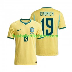 Brasilien Heimausrüstung Endrick 19 World Cup 2026 Herren Trikot S/S