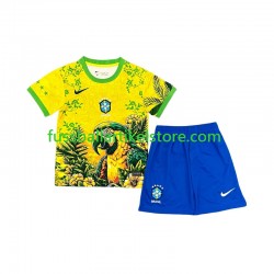 Brasilien Heimausrüstung Special 2026 Kinder Set(Trikot und Hose) S/S