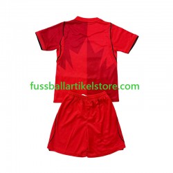 Kanada Heimausrüstung World Cup 2026 Kinder Set(Trikot und Hose) S/S