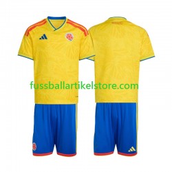 Kolumbien Heimausrüstung World Cup 2026 Kinder Set(Trikot und Hose) S/S