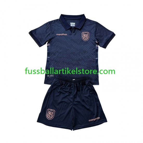 Ecuador Auswärtsausrüstung World Cup 2026 Kinder Set(Trikot und Hose) S/S
