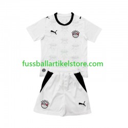 Ägypten Auswärtsausrüstung World Cup 2026 Kinder Set(Trikot und Hose) S/S