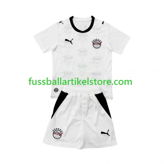 Ägypten Auswärtsausrüstung World Cup 2026 Kinder Set(Trikot und Hose) S/S