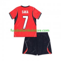 England Auswärtsausrüstung Bukayo Saka 7 World Cup 2026 Kinder Set(Trikot und Hose) S/S