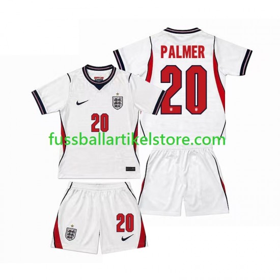 England Heimausrüstung Cole Palmer 20 World Cup 2026 Kinder Set(Trikot und Hose) S/S