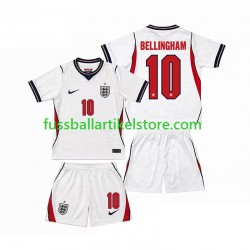 England Heimausrüstung Jude Bellingham 10 World Cup 2026 Kinder Set(Trikot und Hose) S/S