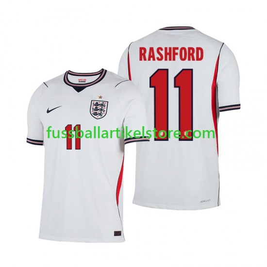 England Heimausrüstung Marcus Rashford 11 World Cup 2026 Herren Trikot S/S