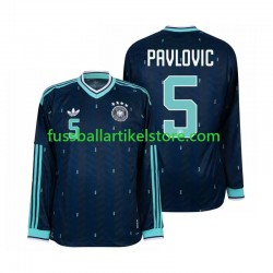 Deutschland Auswärtsausrüstung Aleksandar Pavlovic 5 World Cup 2026 Herren Trikot L/S