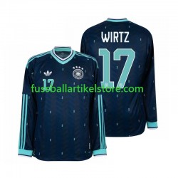 Deutschland Auswärtsausrüstung Florian Wirtz 17 World Cup 2026 Herren Trikot L/S