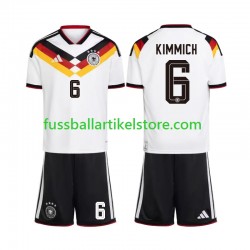 Deutschland Heimausrüstung Joshua Kimmich 6 World Cup 2026 Kinder Set(Trikot und Hose) S/S