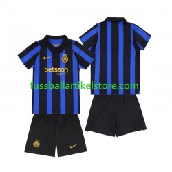 Inter Mailand Heimausrüstung 2026-2027 Kinder Set(Trikot und Hose) S/S