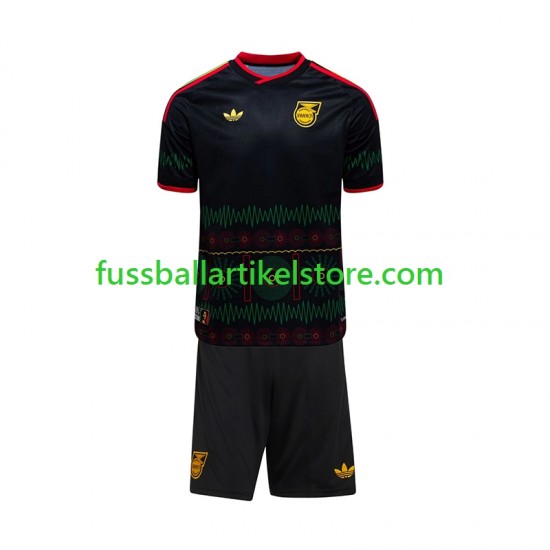 Jamaika Auswärtsausrüstung World Cup 2026 Kinder Set(Trikot und Hose) S/S