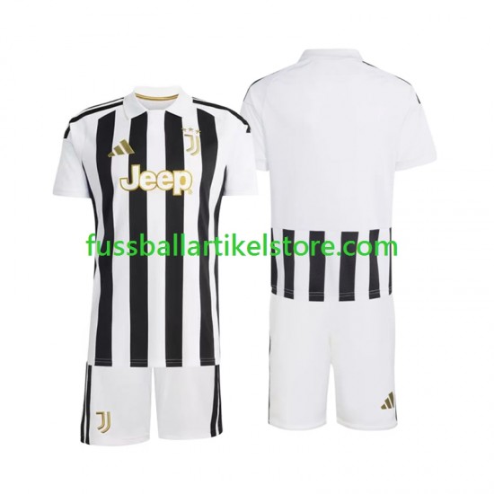 Juventus Turin Heimausrüstung 2026-2027 Kinder Set(Trikot und Hose) S/S