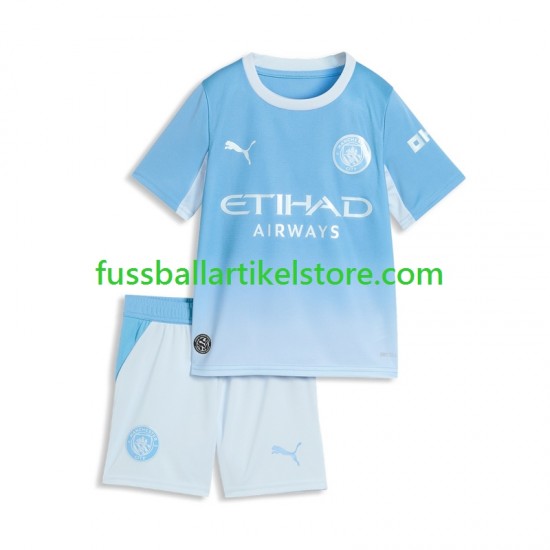 Manchester City Heimausrüstung 2026-2027 Kinder Set(Trikot und Hose) S/S