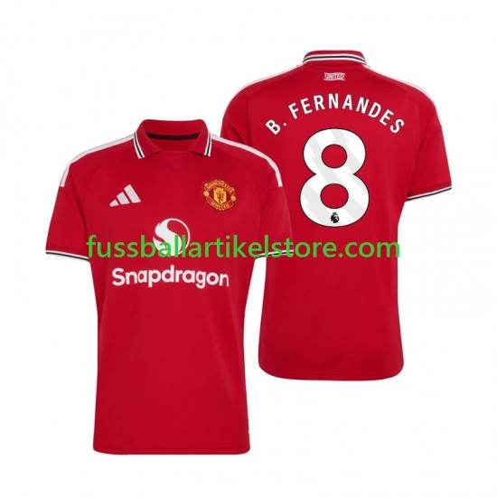 Manchester United Heimausrüstung Bruno Fernandes 8 2026-2027 Herren Trikot S/S