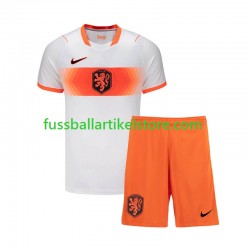 Niederlande Auswärtsausrüstung World Cup 2026 Kinder Set(Trikot und Hose) S/S