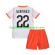 Niederlande Auswärtsausrüstung Denzel Dumfries 22 World Cup 2026 Kinder Set(Trikot und Hose) S/S