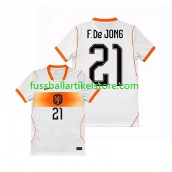 Niederlande Auswärtsausrüstung Frenkie de Jong 21 World Cup 2026 Herren Trikot S/S