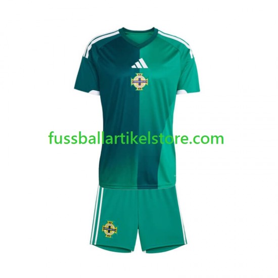 Nordirland Heimausrüstung 2026 Kinder Set(Trikot und Hose) S/S