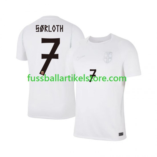 Norwegen Ausweichausrüstung Alexander Sorloth 7 World Cup 2026 Herren Trikot S/S