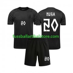 Norwegen Auswärtsausrüstung Antonio NUSA 20 World Cup 2026 Kinder Set(Trikot und Hose) S/S