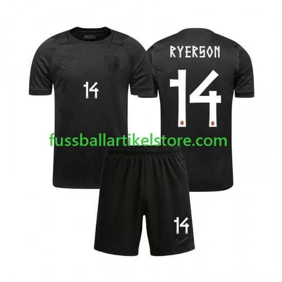 Norwegen Auswärtsausrüstung Julian Ryerson 14 World Cup 2026 Kinder Set(Trikot und Hose) S/S