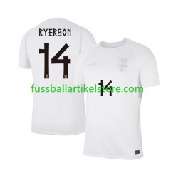 Norwegen Ausweichausrüstung Julian Ryerson 14 World Cup 2026 Herren Trikot S/S