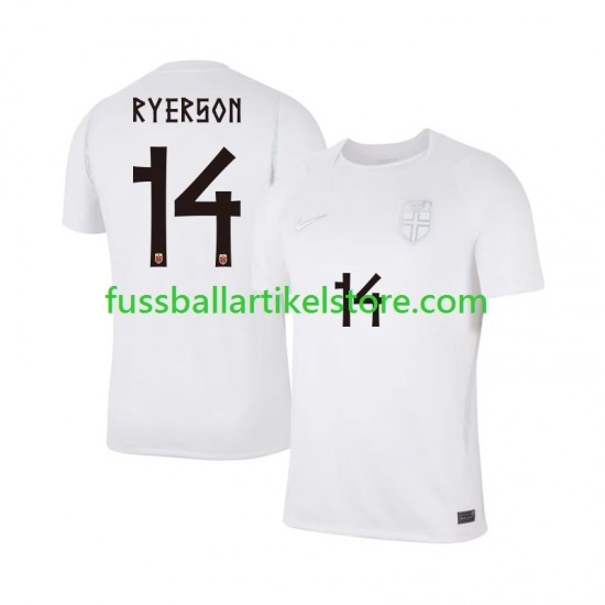 Norwegen Ausweichausrüstung Julian Ryerson 14 World Cup 2026 Herren Trikot S/S