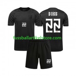 Norwegen Auswärtsausrüstung Oscar Bobb 22 World Cup 2026 Kinder Set(Trikot und Hose) S/S