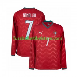 Portugal Heimausrüstung Cristiano Ronaldo 7 World Cup 2026 Herren Trikot L/S