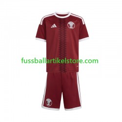 Katar Heimausrüstung 2026 Kinder Set(Trikot und Hose) S/S