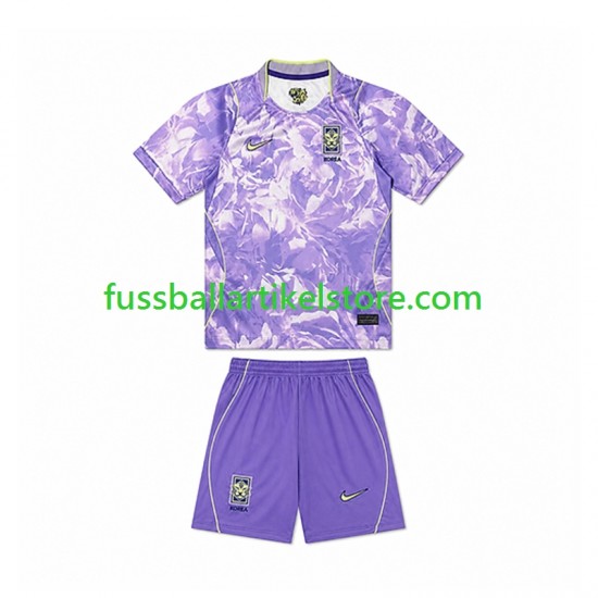 Südkorea Auswärtsausrüstung World Cup 2026 Kinder Set(Trikot und Hose) S/S