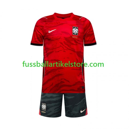 Südkorea Heimausrüstung World Cup 2026 Kinder Set(Trikot und Hose) S/S