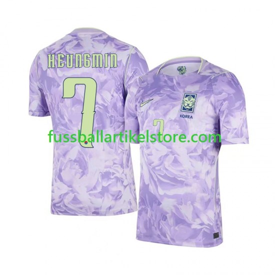Südkorea Auswärtsausrüstung Son Heung-min 7 World Cup 2026 Herren Trikot S/S