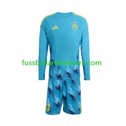 Spanien Heimausrüstung Torwart World Cup 2026 Kinder Set(Trikot und Hose) L/S