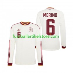 Spanien Auswärtsausrüstung Mikel Merino 6 World Cup 2026 Herren Trikot L/S