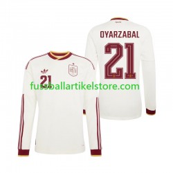 Spanien Auswärtsausrüstung Mikel Oyarzabal 21 World Cup 2026 Herren Trikot L/S
